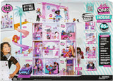 LOL Surprise OMG House of Surprises ?C New Real Wood Dollhouse with 85+ Surprises, 4 Floors, 10 Rooms, Elevator, Spiral Slide, Pool, Movie Theater Drive Thru, Rooftop- Toy Gift for Girls Ages 4 5 6 7+